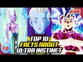 Top 10 Facts About Ultra Instinct | Explained in Hindi | Dragon ball India