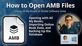 How to Open AMB Files: All My Books Library Database Guide