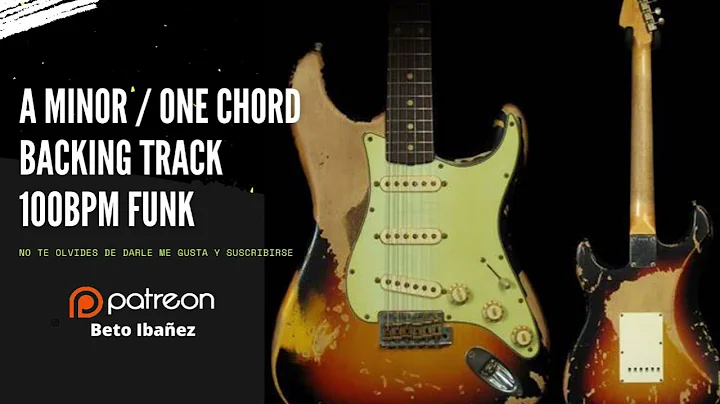 A minor One Chord Backing Track / Funk 100bpm