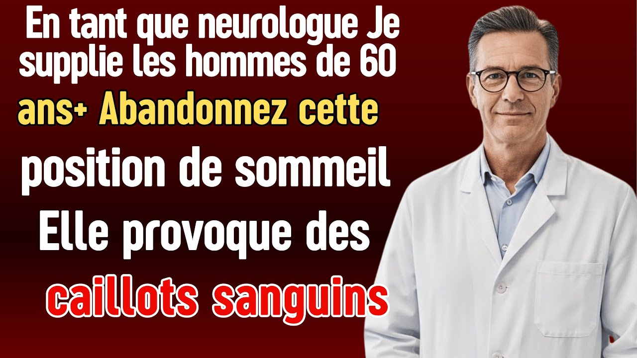 En tant que neurologue, je suis stupéfait : Cette position de sommeil augmente le risque d'AVC pe...