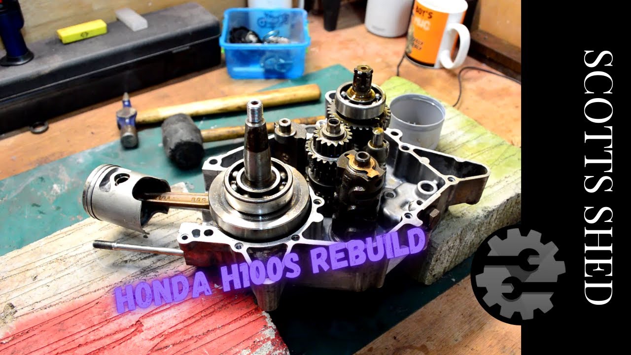Honda H100s engine rebuild - Full Assembly - YouTube