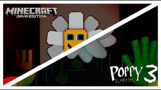 Poppy Playtime Chapter 3 Daisy Full Chase Scene But In Minecraft