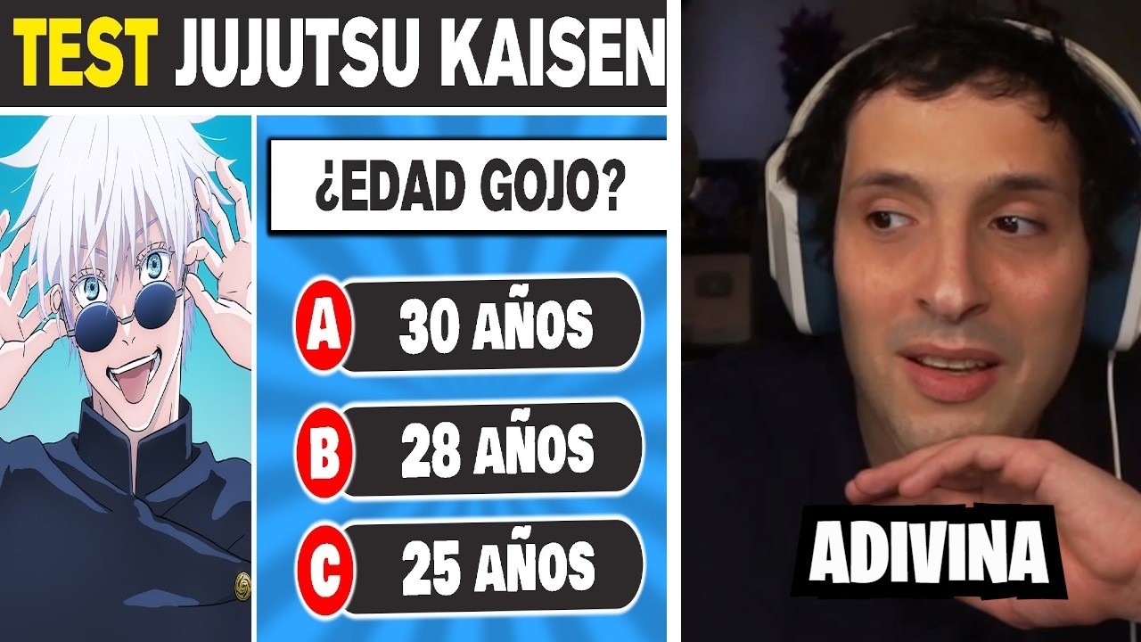GUIBEL HACE UN QUIZ DE JUJUTSU KAISEN Y ADIVINA TODO