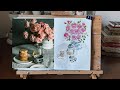 Crayons or Watercolor? Draw and Paint Pretty Flowers with Me!