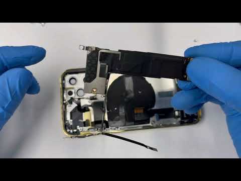 iPhone 12 -ზე 24k ოქროს კეისის შეცვლა (IPHONE 12 gold 24K back housing replacement)[4K]