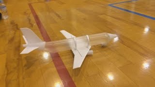 Balloon RC plane Boeing 787 flight on IAC-ASO