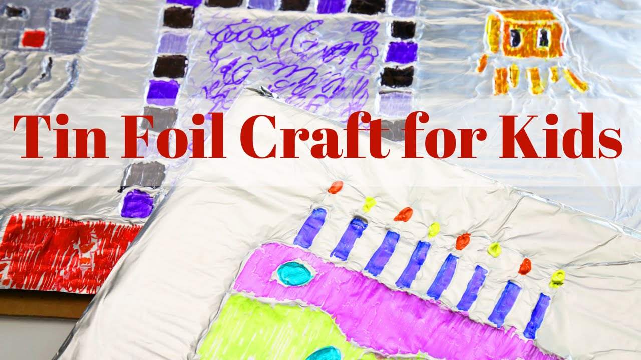 Amazing Tin Foil Craft for Kids YouTube