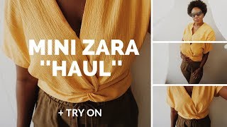MINI ZARA &#39;&#39;HAUL&#39;&#39; AUTUMN 2018 COLLECTION + TRY ON | TRUDY DANSO