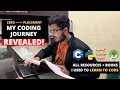 How i learned to code from start till placement  my coding journey