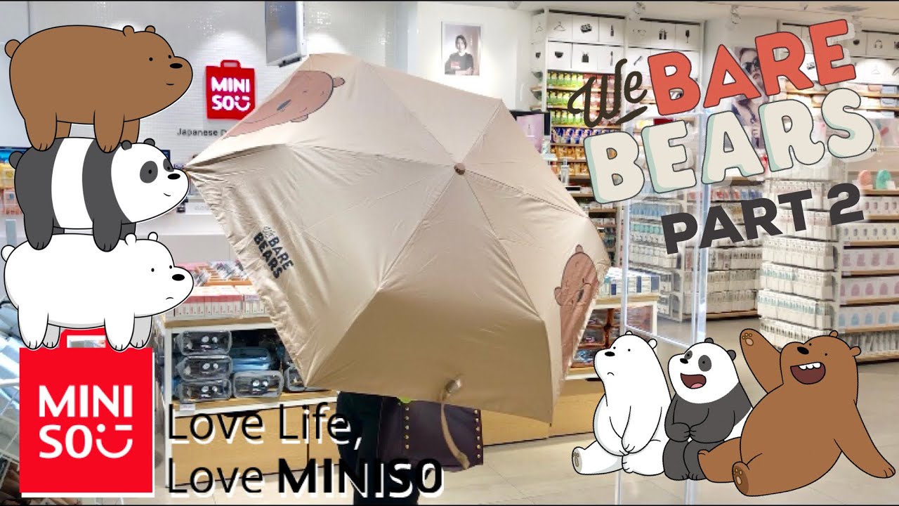  MINISO  X WE  BARE  BEARS  PART 2 COMPLETE COLLECTION WITH 