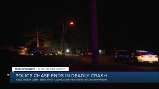 Chesterfield police chase ends in fatal crash