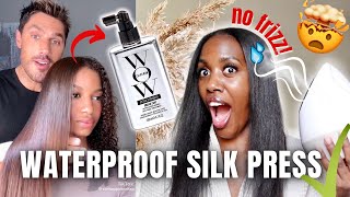 MAKING MY SILK PRESS FRIZZ PROOF!! TRYING OUT NEW COLORWOW DREAMCOAT *EXTRA STRENGTH* VIRAL TIKTOK