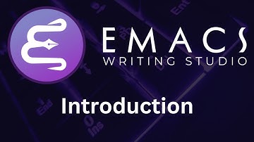 Introduction to Emacs Writing Studio