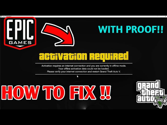 Epic Games Offline Activation