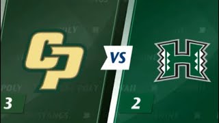 Hawaii Wahine Volleyball, Hawai'i vs Cal Poly,  Nov 24, 2023 (Big West Tournament)