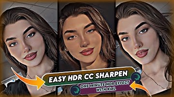 4k HDR CC Effect | New hdr cc alight motion | New Method | Video Me HDR Effect kaise Lagaye 2022