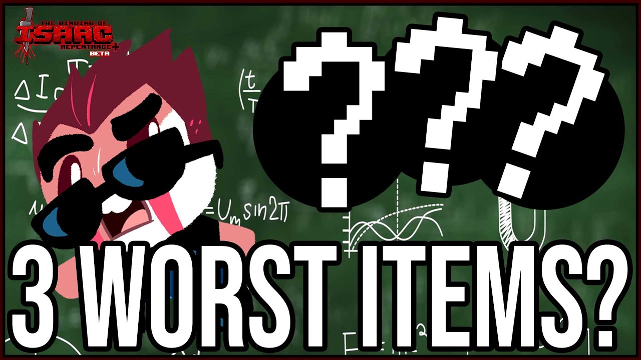 What are the WORST 3 Items to win with?