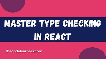 Master Type Checking in React with Package Proptypes #reactjs