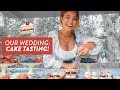 Choosing our perfect Wedding Cake | Pia Muehlenbeck Cake Tasting