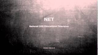 Celebrity What does NET mean Profile