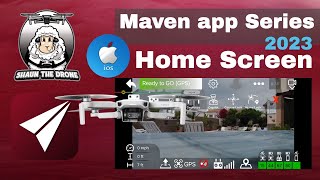 How to tutorial Maven app Home Screen DJI Mini 2 #shaunthedrone screenshot 4