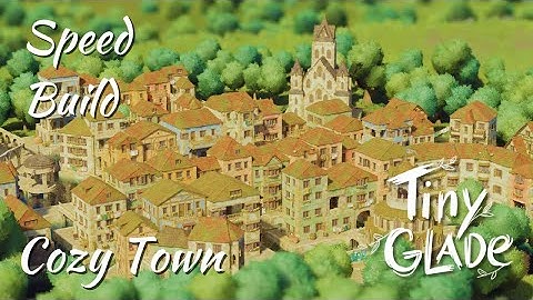 Tiny Glade: Cozy City With Apartments Speed Build! #tinyglade #cozygames #asmr  #relaxing