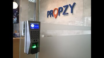 Khóa vân tay văn phòng cửa kính cường lực | Access control