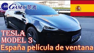 TESLAMODEL3 , El papel de aislamiento térmico GAMA CUIGUANG,solo GAMA tiene esa tecnica西文版西班牙文隔熱紙說明!