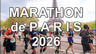 Paris France Live - MARATHON de PARIS 2026 - Walking to the Last 12 kilometers Route