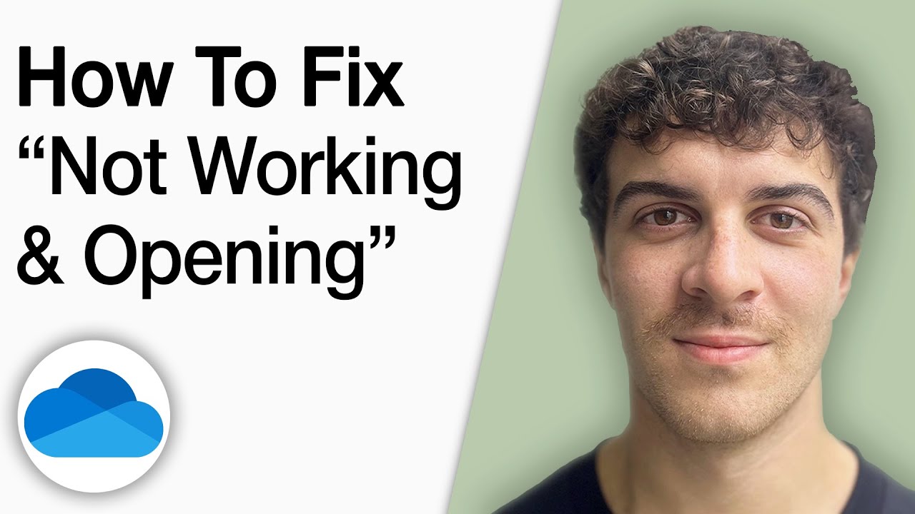 How to Fix Onedrive Is Not Working and Opening [2025 Full Guide] - YouTube