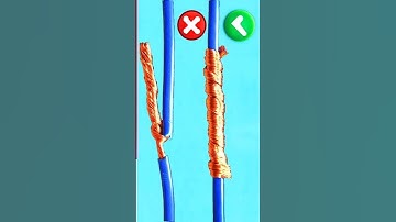 How to Twist Electrical Wires Together | Connect Electrical Wires Properly. #diy  #tips