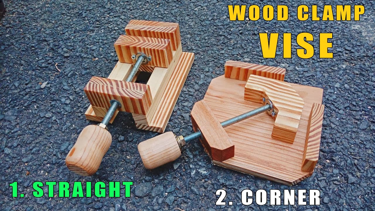 DIY Cara Buat Clamp Wood Working Corner Clamp Klem Sudut How