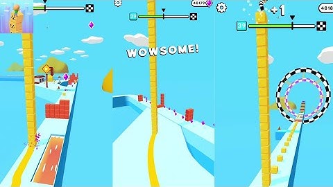 Cube Surfer gameplay (ios android) level 39,40 wow some !!