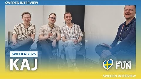 Interview with KAJ - Sweden 🇸🇪 2025 |EurovisionFun
