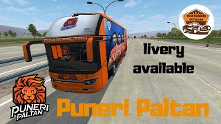 Puneri Paltan team bus in bus simulator indonesia | Pro Kabaddi | In Telugu | By:-SKM screenshot 5