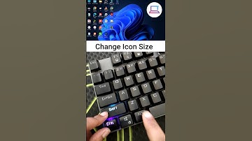 Change Icon Size #pc #computer #laptop #windows #viral #reels #shorts