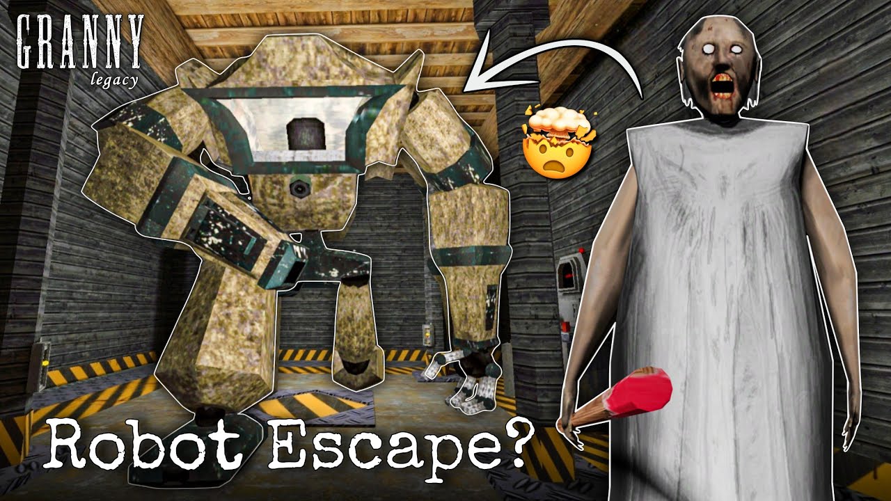 ROBOT ESCAPE IN GRANNY CHAPTER 1 FULL ESCAPE GAMEPLAY YouTube