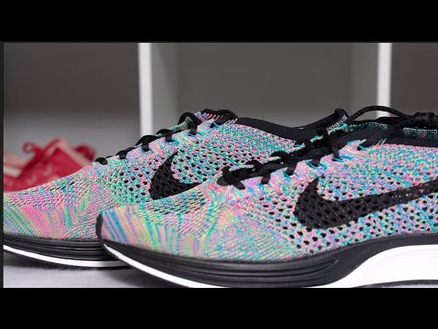 nike flyknit womens multicolor