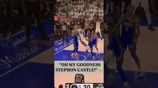 Castle is UNREAL with the SLAM 🤯 #stephoncastle #spurs #nbadunks