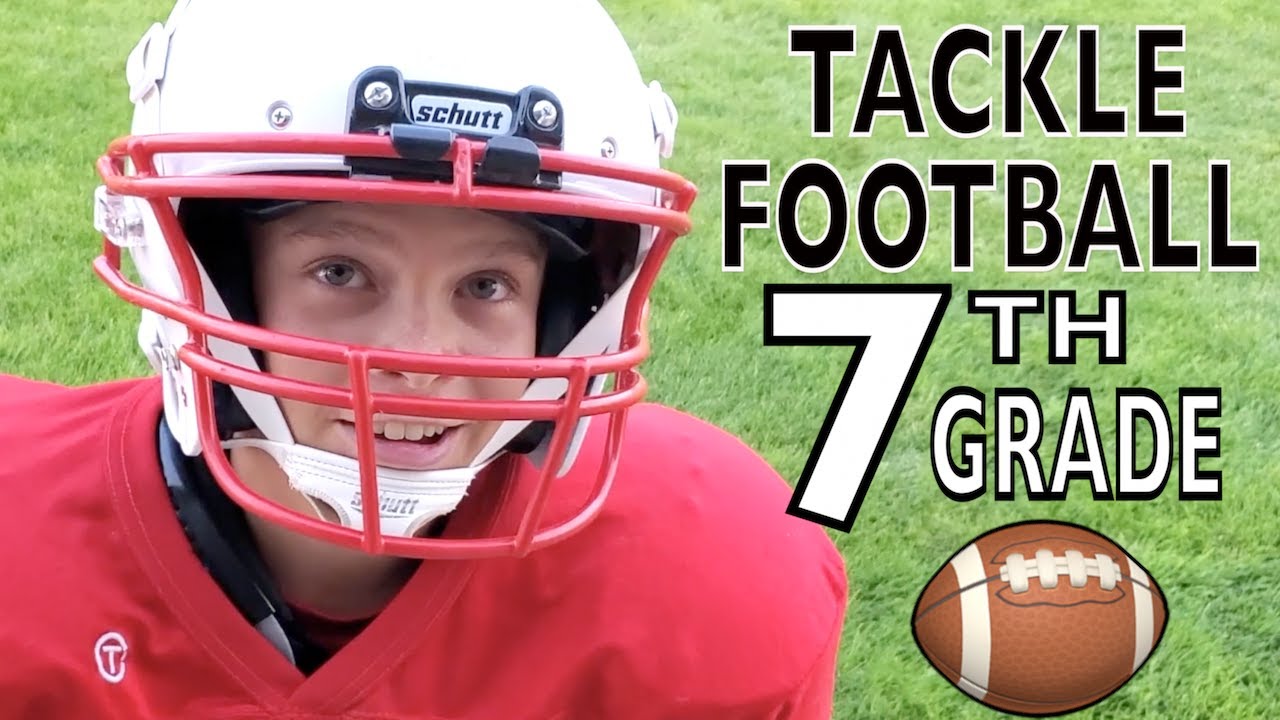 FIRST TACKLE FOOTBALL PRACTICE - 7th Grade - YouTube