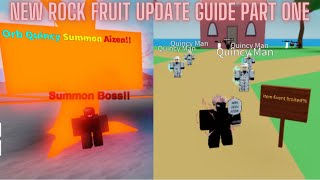 Rock fruit Update 96 Guide