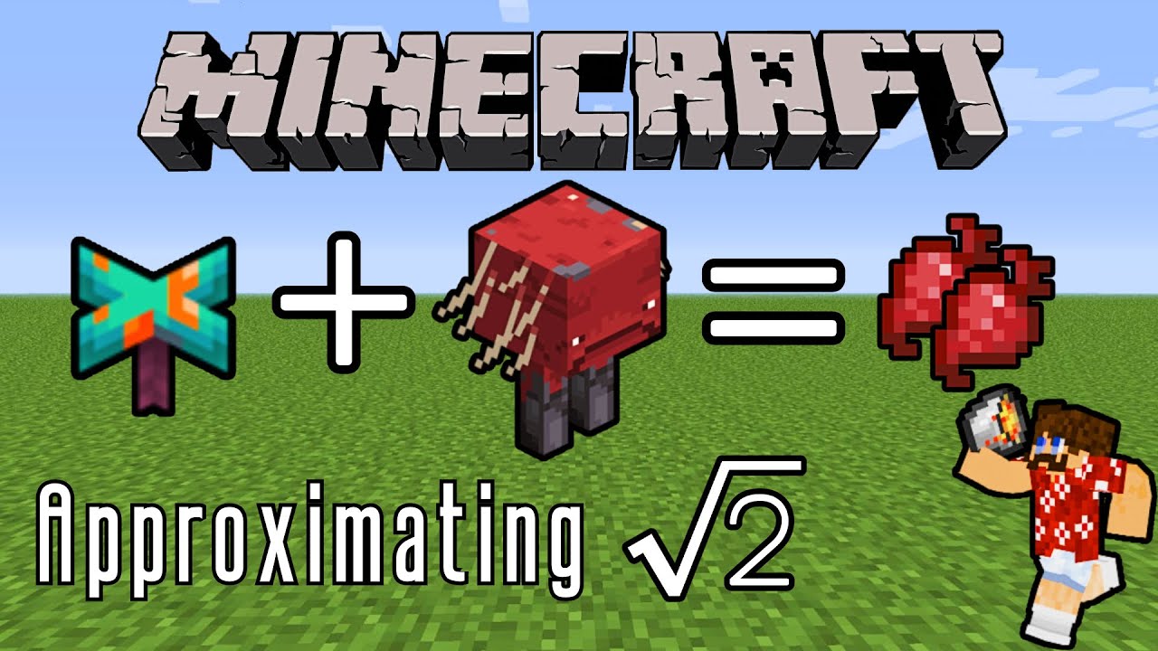 Approximating Square Root 2 in Minecraft - YouTube