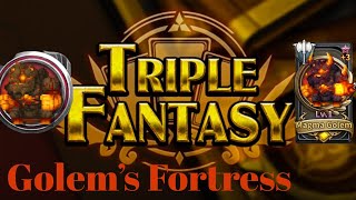 How to beat the Golem's Fortress - Triple Fantasy! screenshot 5