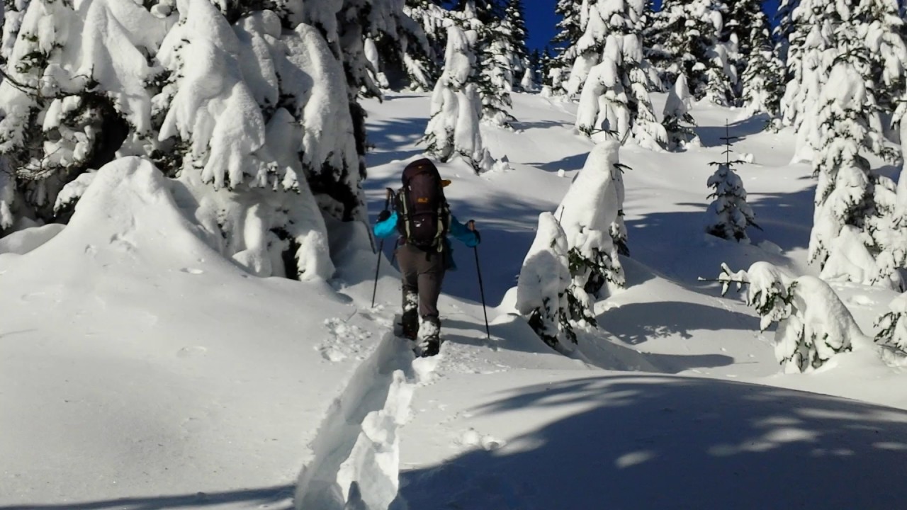 Trail Breaking Mount Mercer Jan 2nd, 2017
