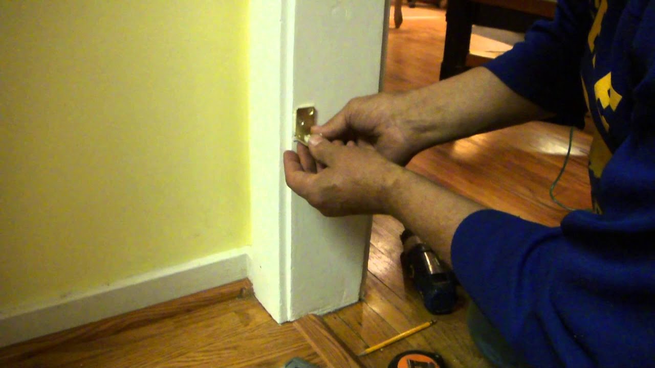 how-to-install-a-swinging-door-youtube