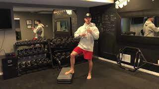 Tabata- Toe Taps + Sprints