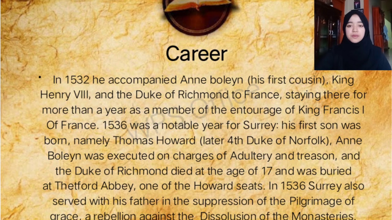 Earl of surrey(Henry Howard)