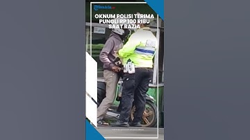Terekam Kamera! Oknum Polisi Terima Pungli Rp100 Ribu Saat Razia di Sumedang, Terancam Demosi