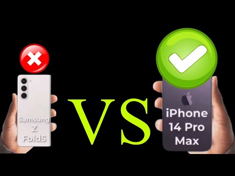 Iphone 14 pro max vs Samsung Galaxy Z Fold 5 | Plx Faizan