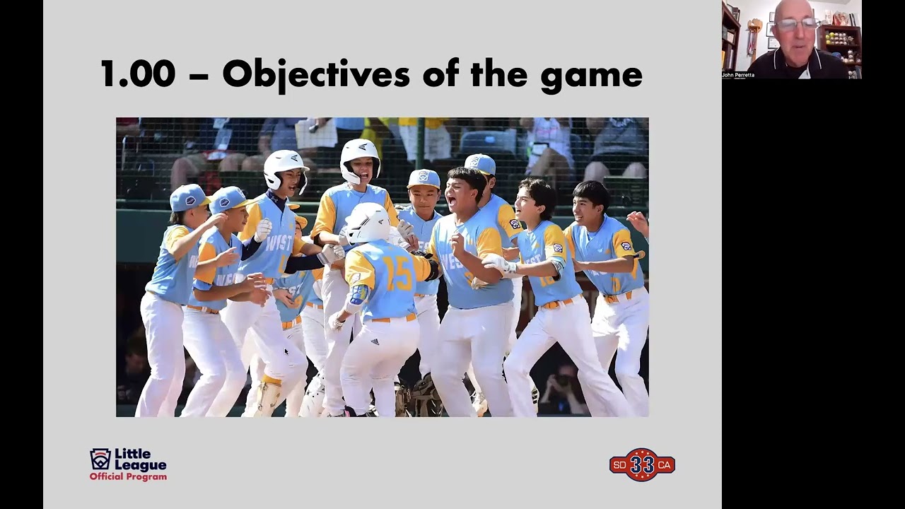 D33 Little League Rules Clinic Part 1 — Wed, Feb 21